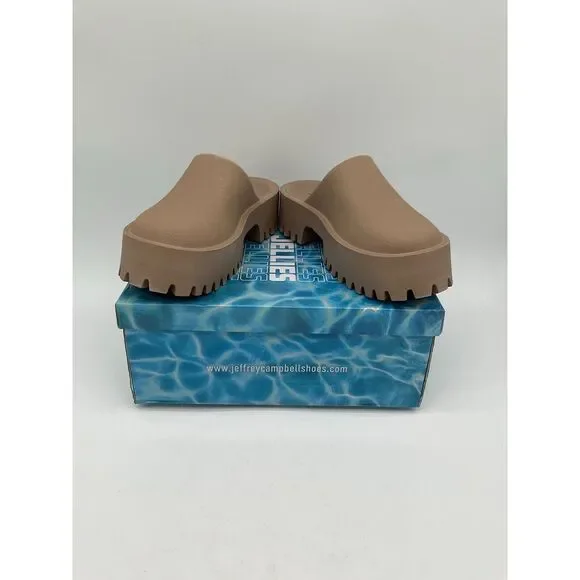 Jeffrey Campbell Lugged Platform Clog Slip On Mule Size 7 gently worn in box - Picture 1 of 6